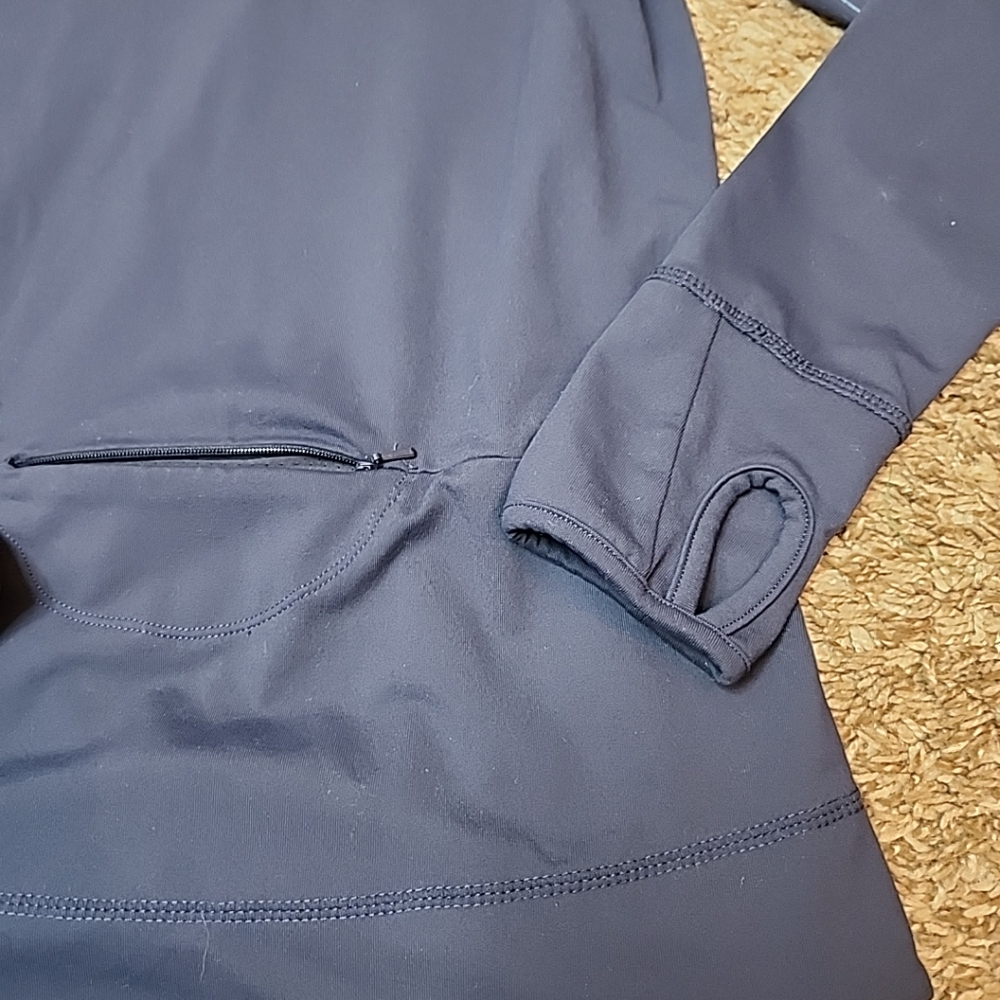 alo COOL FIT   Blue 1/4 Zip Women's Long Sleeve,ACTIVEWEAR Shirt SZ Small - Picture 8 of 9